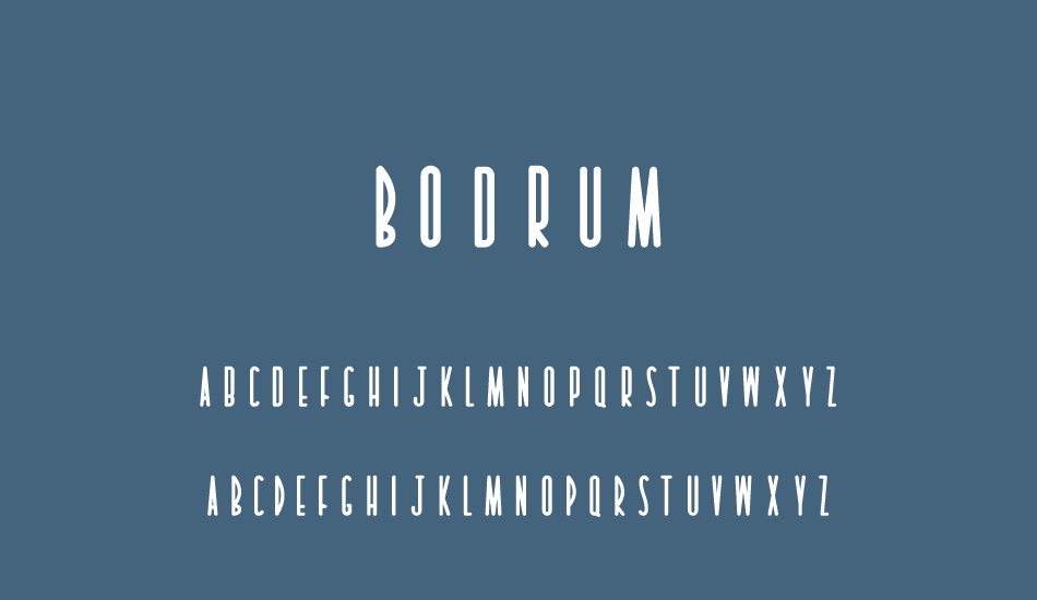 bodrum font