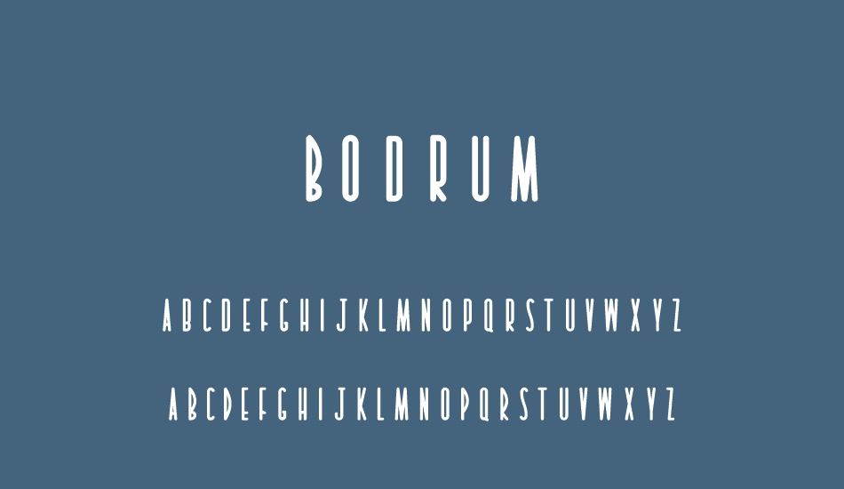 bodrum font