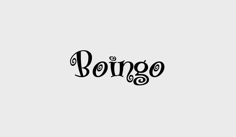 boingo font big