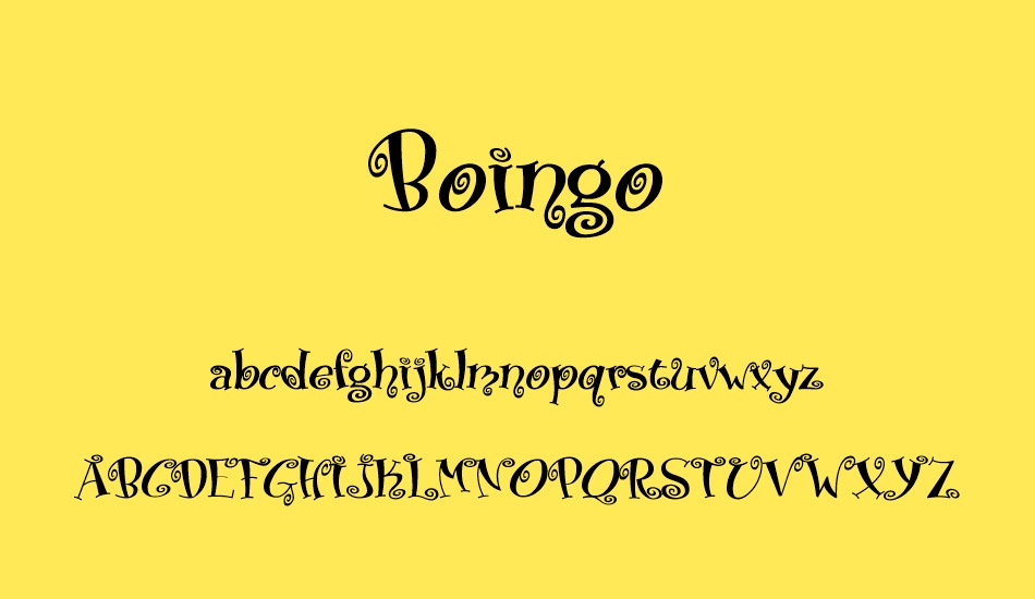 boingo font