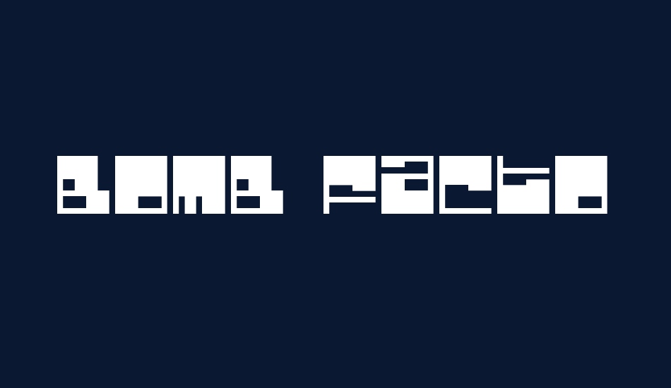 bomb-factory font big