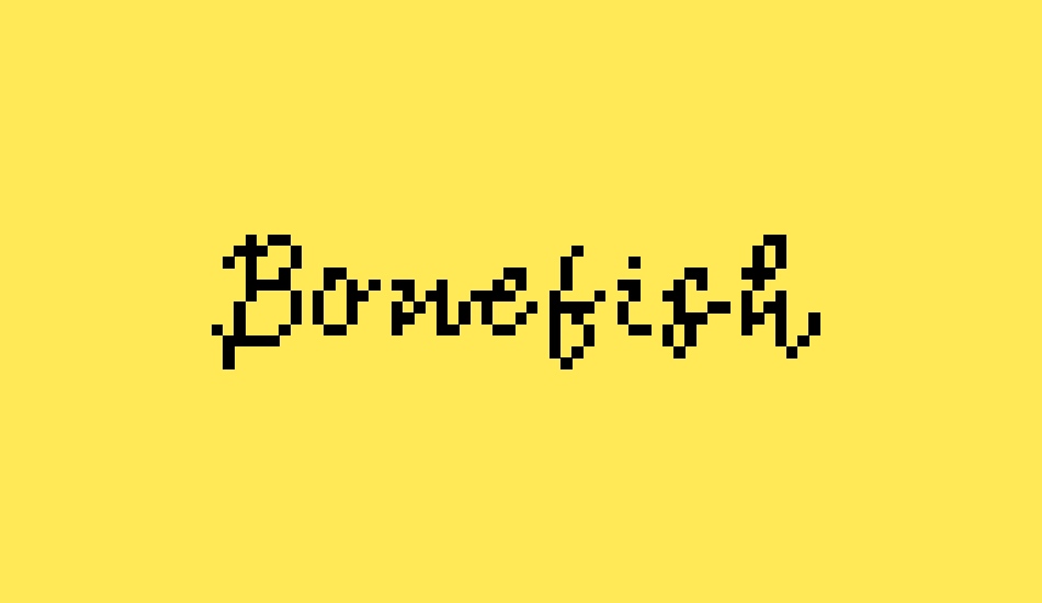 bonefish font big