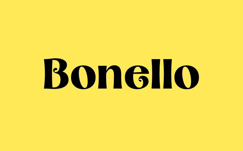 Bonello font big