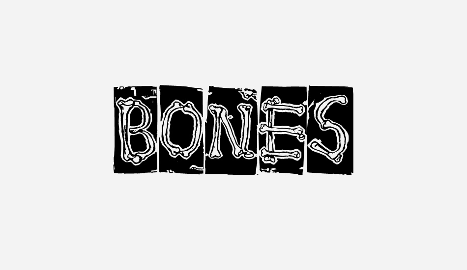 Bones download. Шрифт кости. Bones шрифт. Bones надпись. Шрифт с костями.