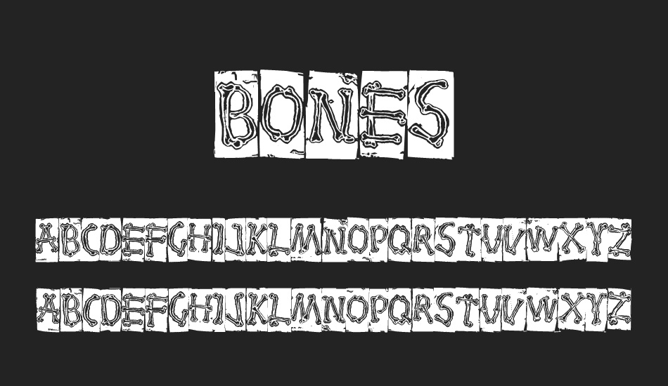 bones font