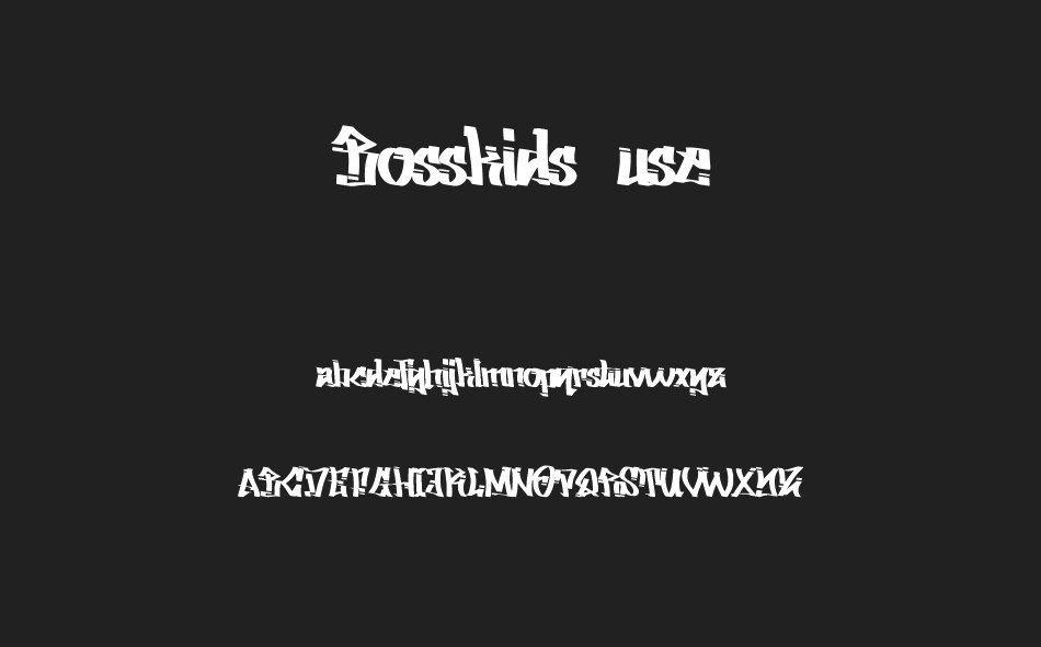 Bosskids font