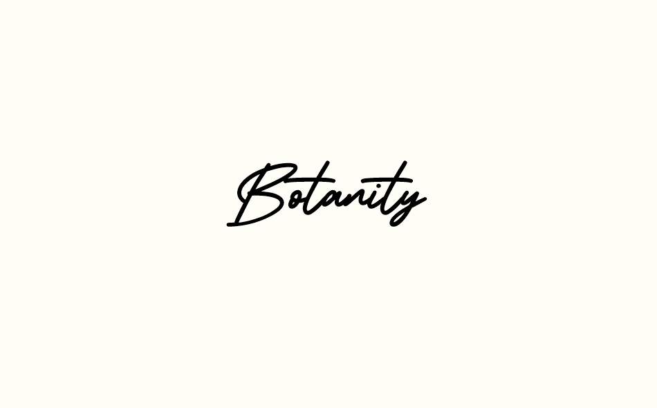 Botanity font big