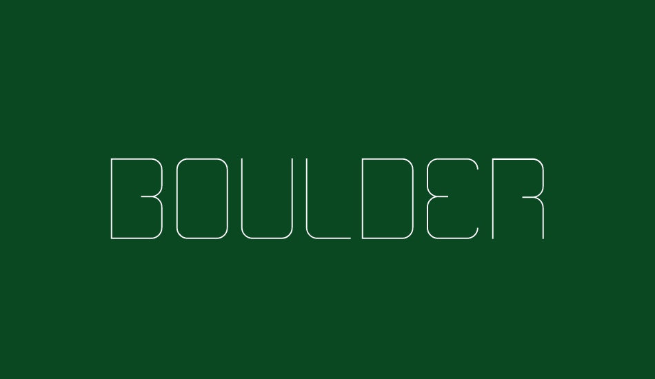 boulder font big