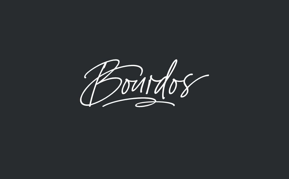 Bourdos font big