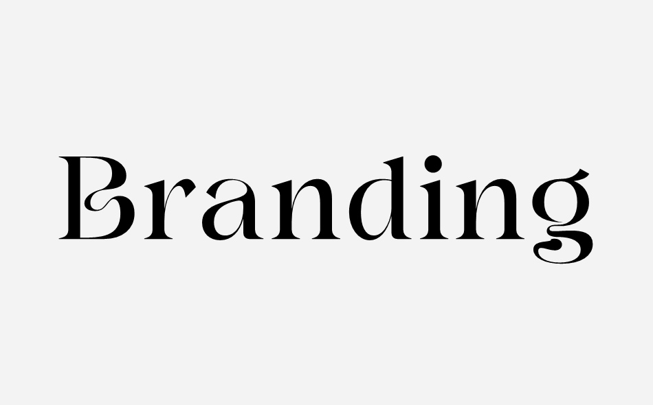 Branding Aliskaje font big