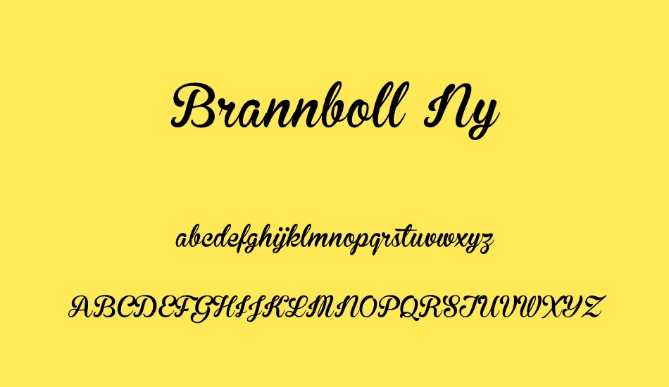 brannboll-ny-personal-use-only font