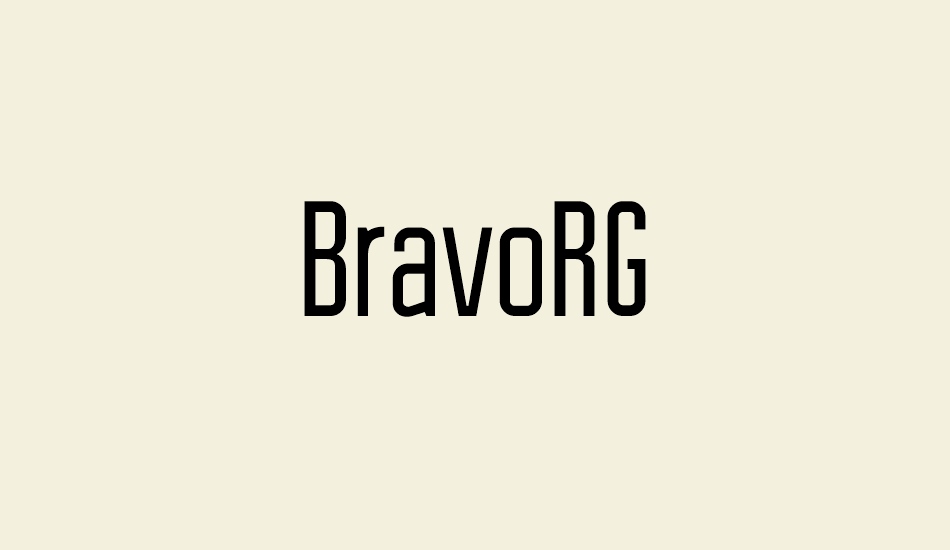 bravorg font big