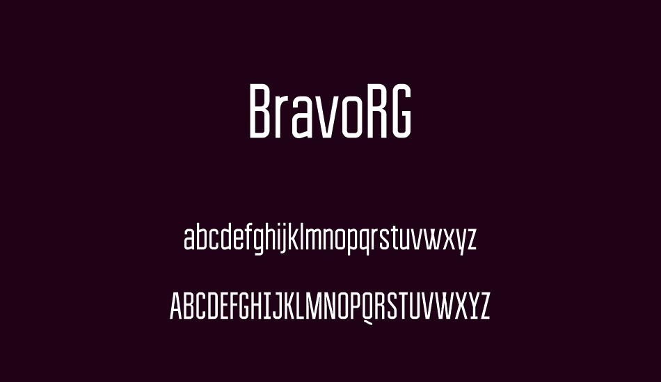 bravorg font