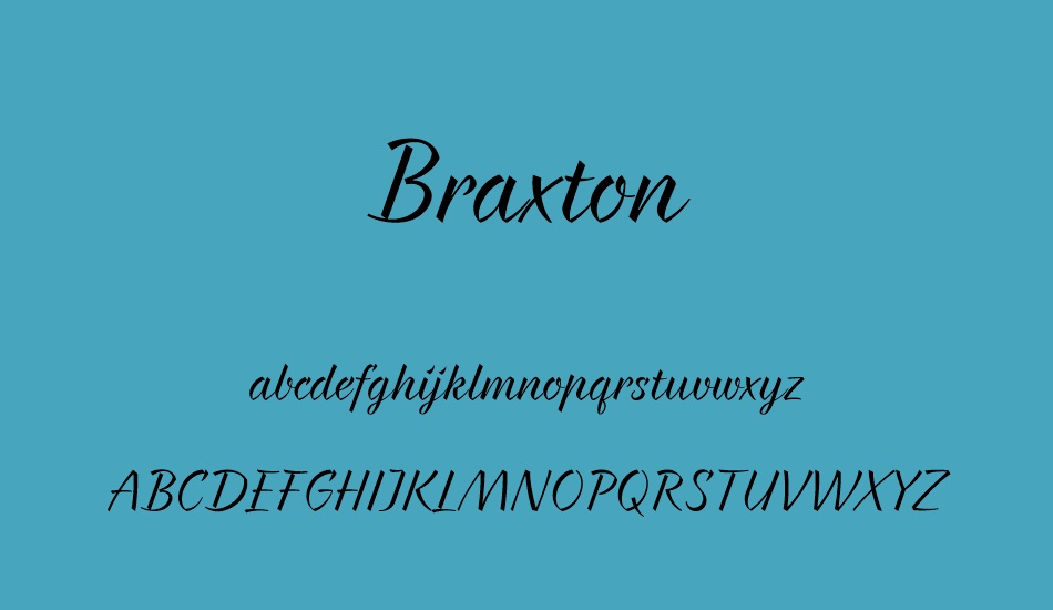 braxton font