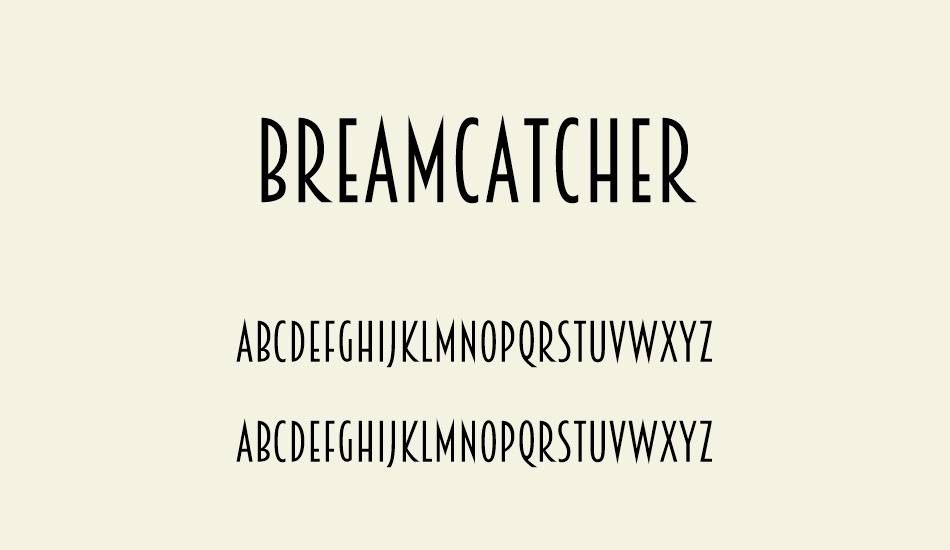 breamcatcher font