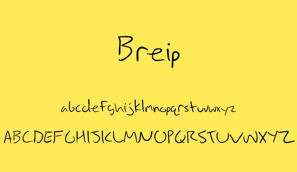 breip font