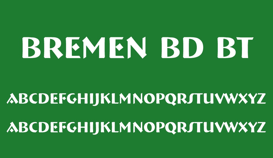 bremen-bd-bt font
