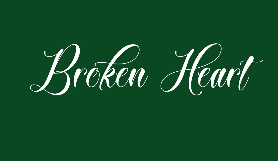 broken-heart font big