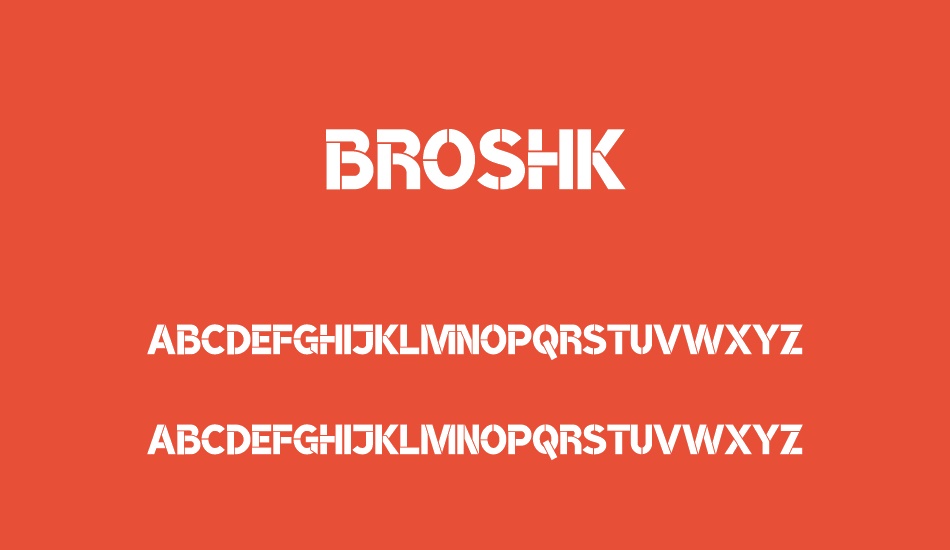 broshk font