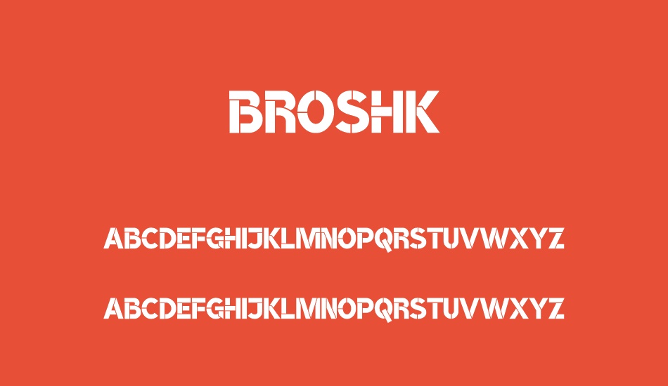 broshk font