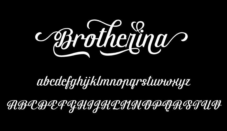 brotherina font