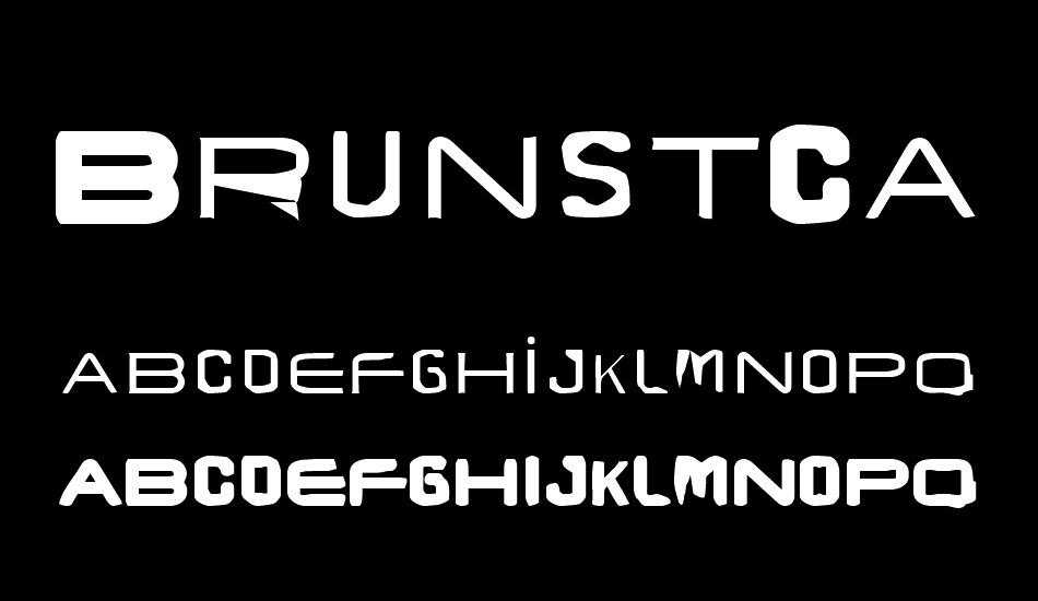 brunstcaps font