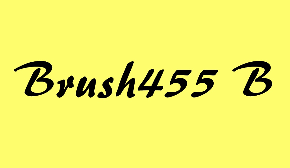brush455-bt font big