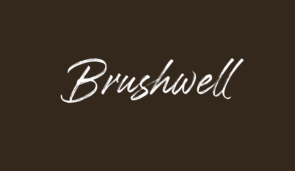 brushwell font big