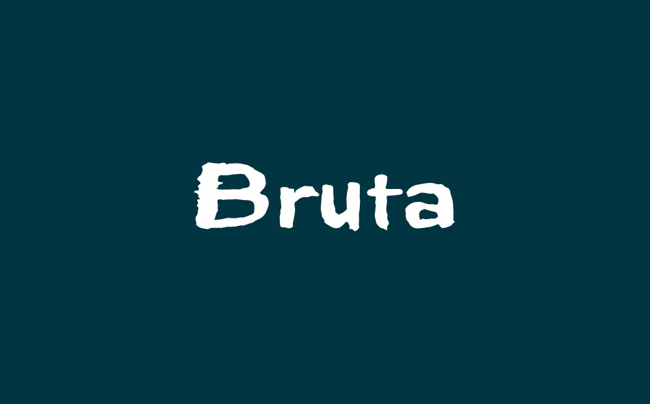 Bruta font big