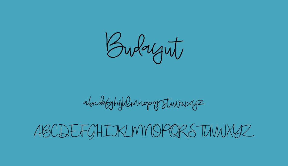 budayut font