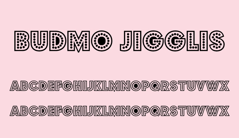 budmo-jigglish font