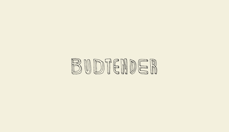 budtender font big