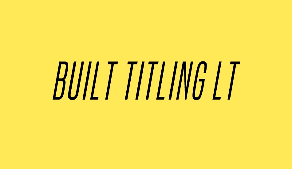 built-titling-lt font big