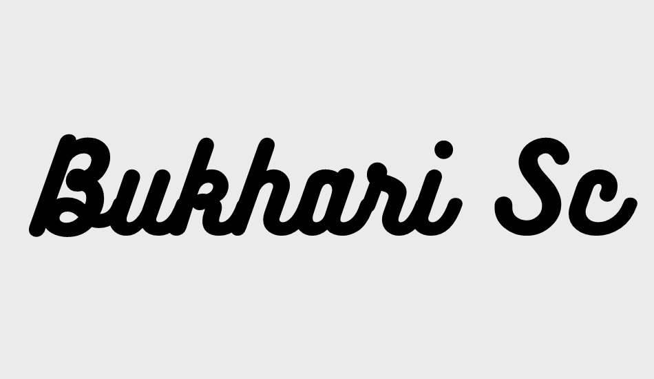 bukhari-script font big