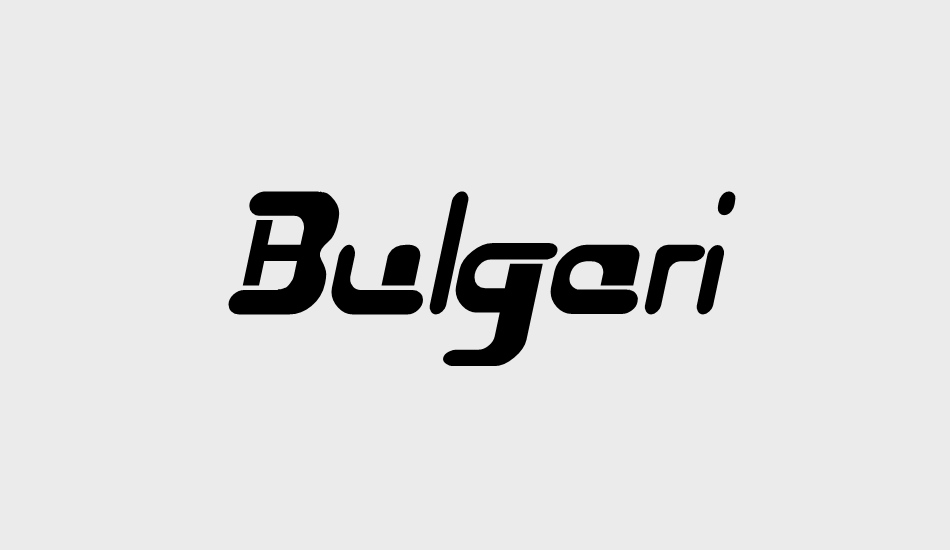 bulgari font big