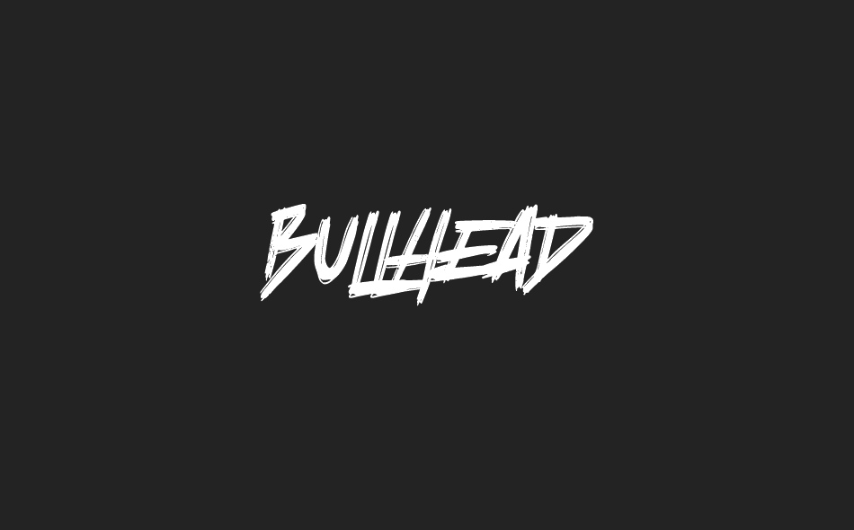 Bullhead font big