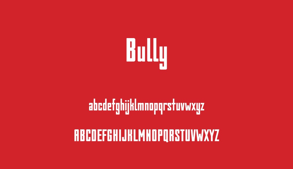 bully font