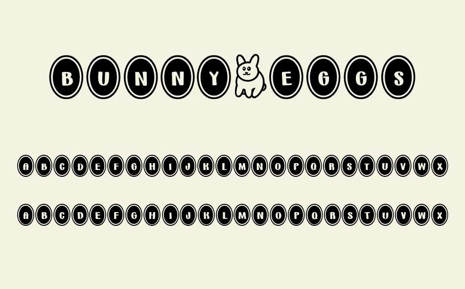 Bunny Eggs font