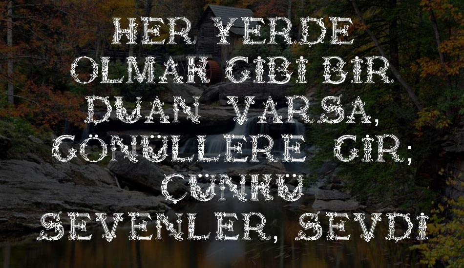 burgoyne-ınitials font text