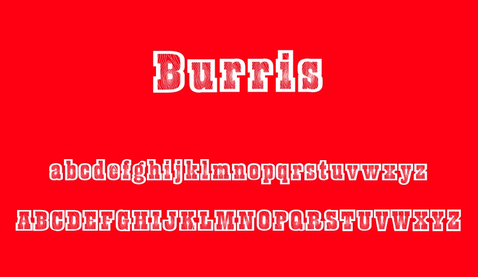 burris font