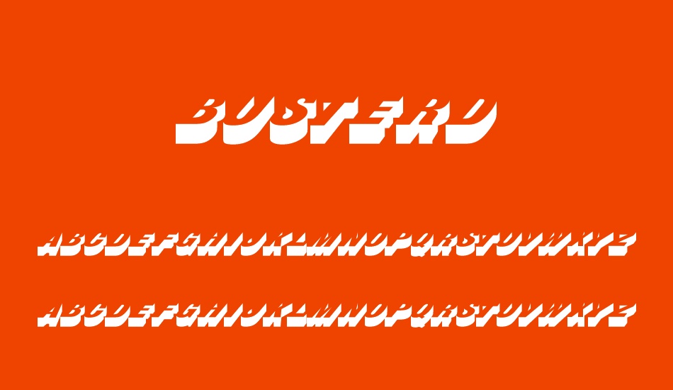 busterd font