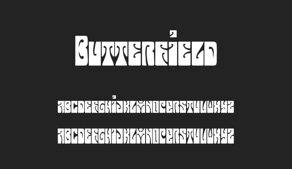 butterfield-demo font
