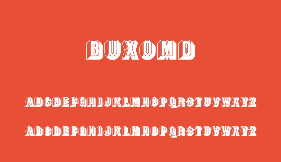 buxomd font