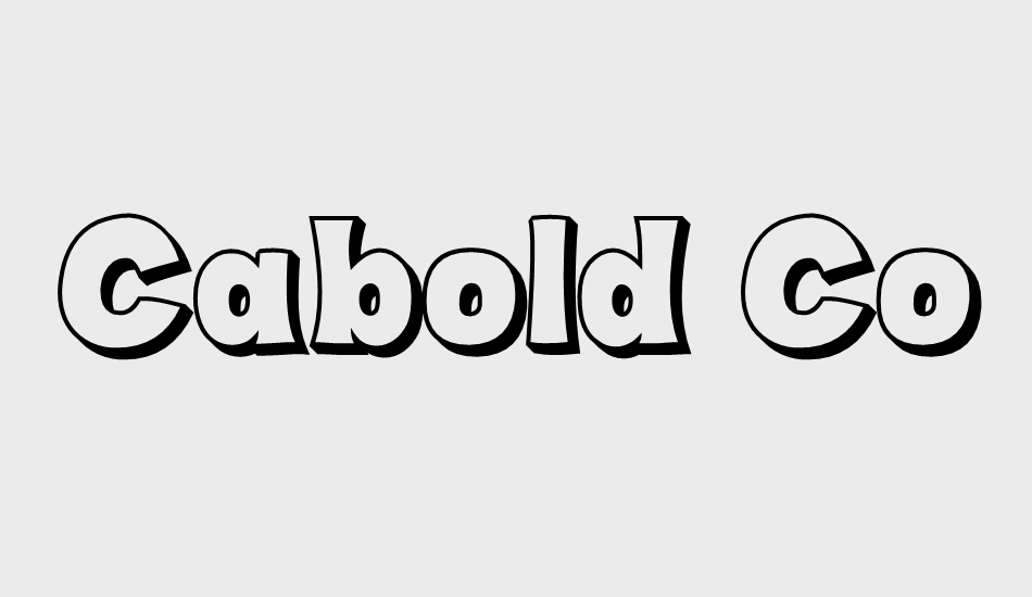 cabold-comic font big
