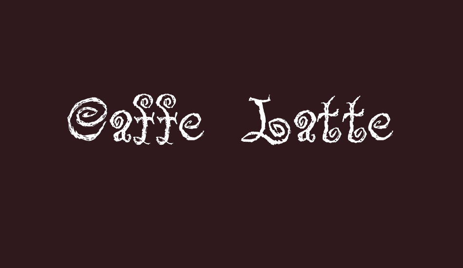 caffe-latte font big