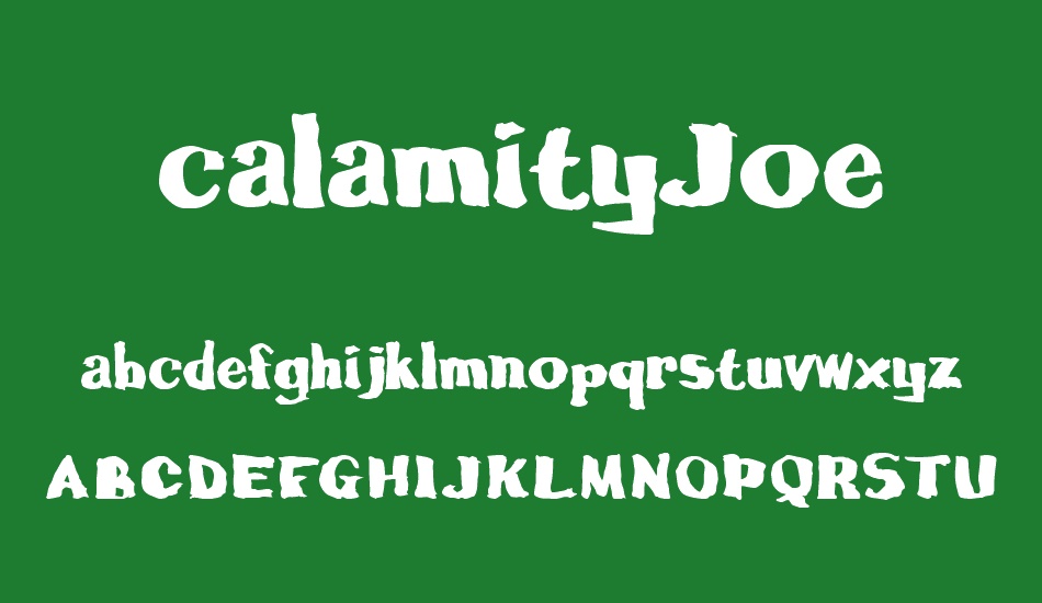 calamityjoe font