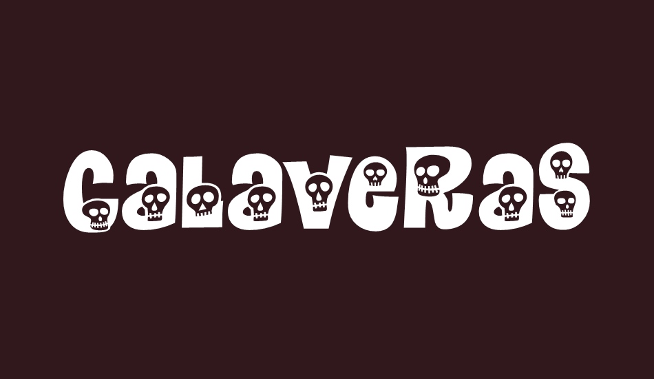 calaveras font big