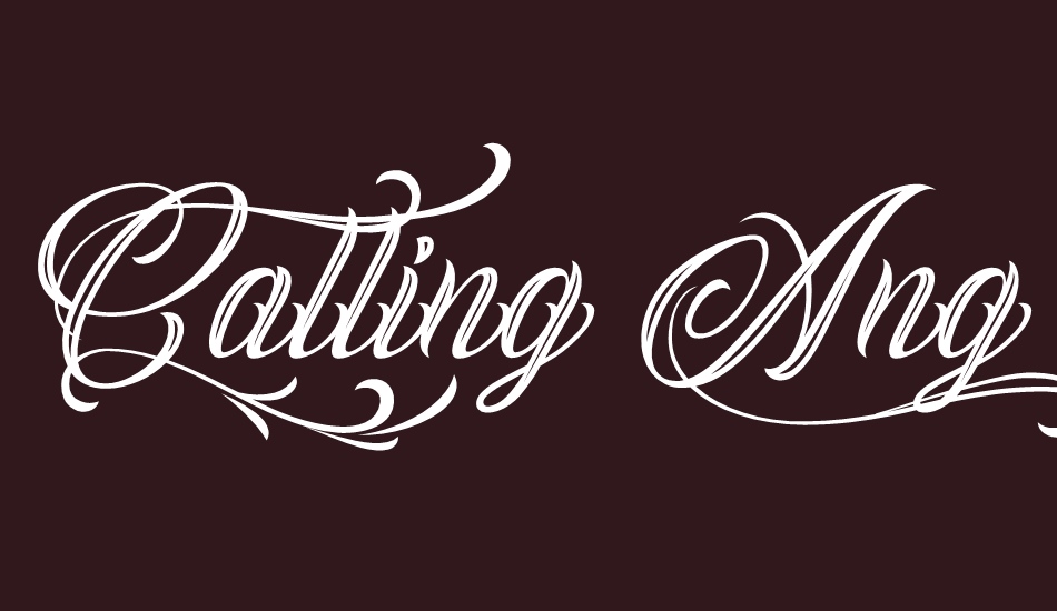 calling-angels-personal-use font big