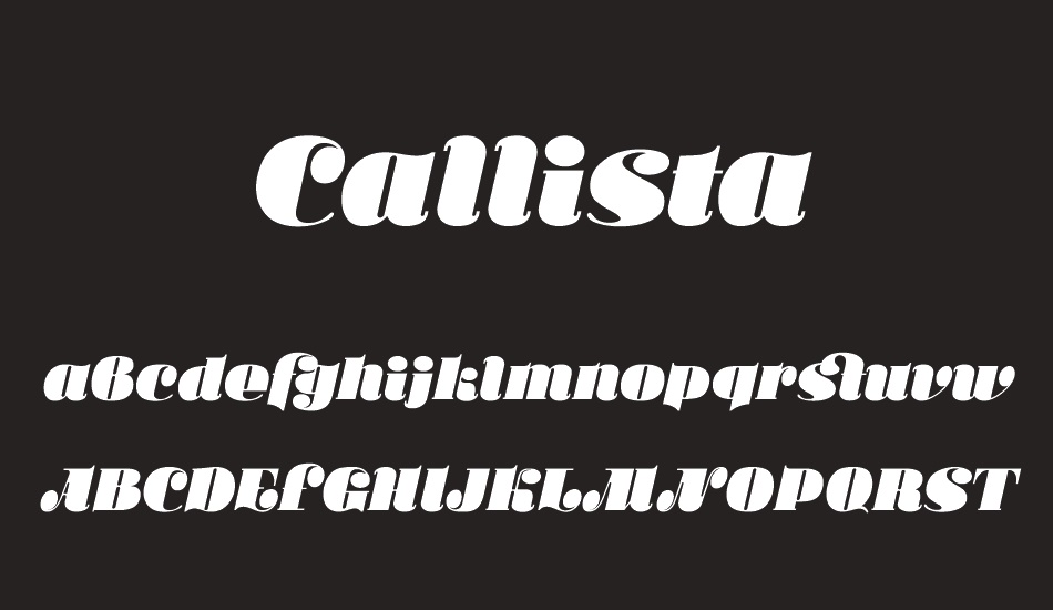 callista font