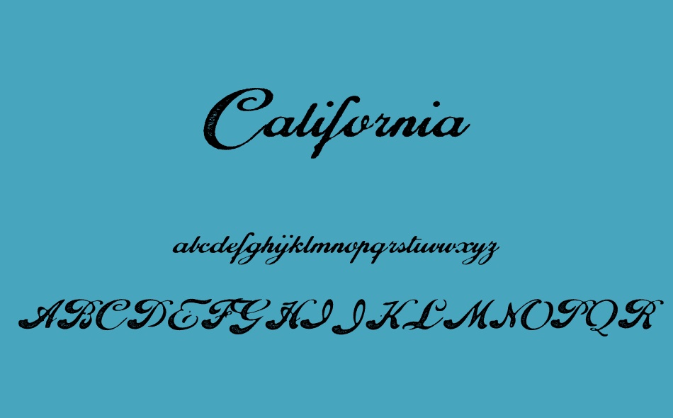 California font